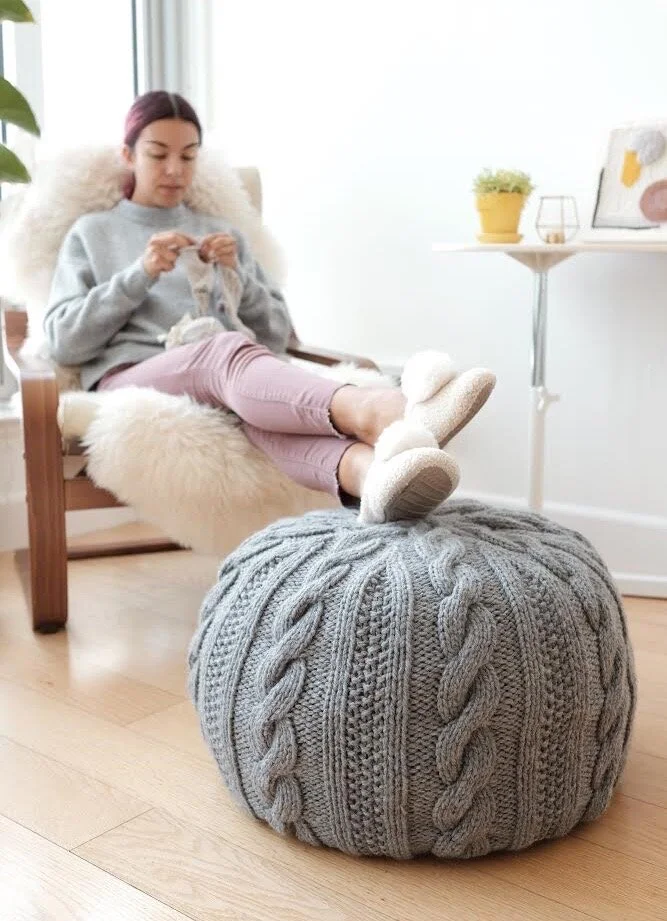 Milk Bun Pouf Life Is Cozy